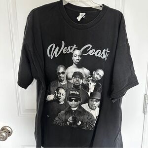 West Coast Legends Black Graphic Tee